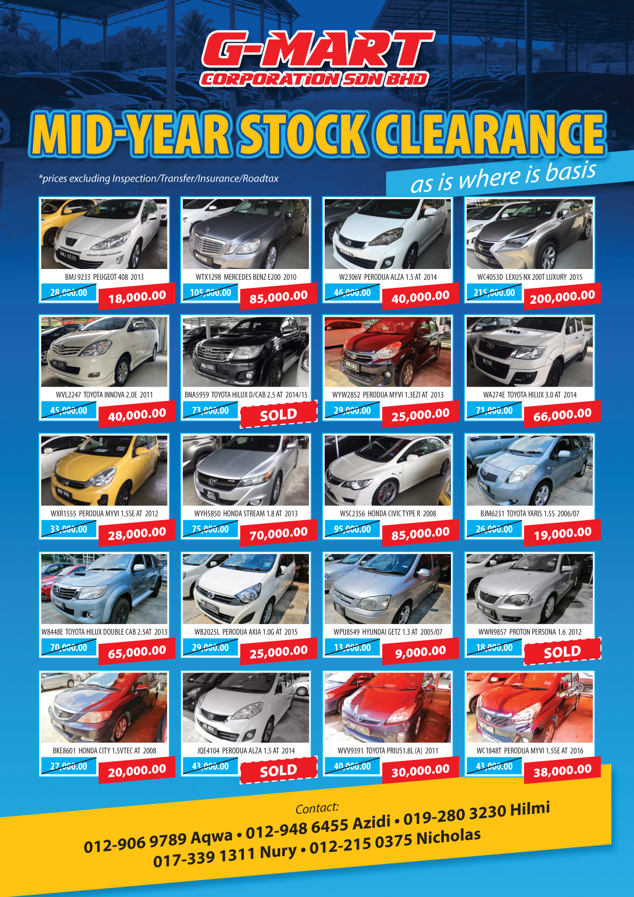 Mid-Year Stock Clearance | G-Mart Group