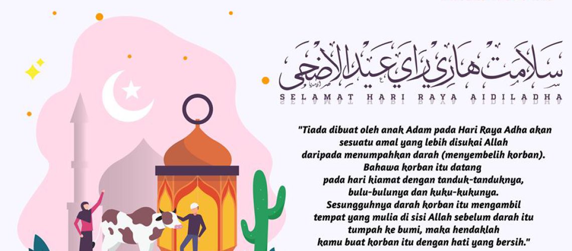 Selamat menyambut Hari Raya AidilAdha